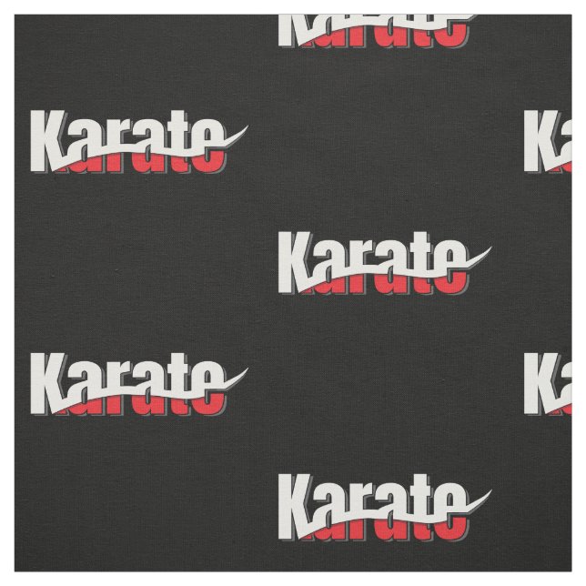 Tissu Karate Arts Martiaux Swish Abstrait (Échantillon)
