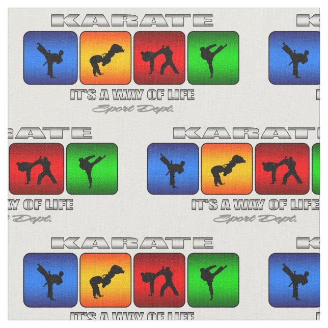 Tissu Karaté frais c'est un mode de vie (Fermer)