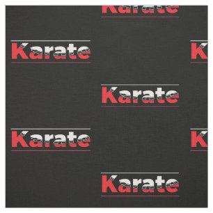 Tissu Karate Martial Arts Rouge