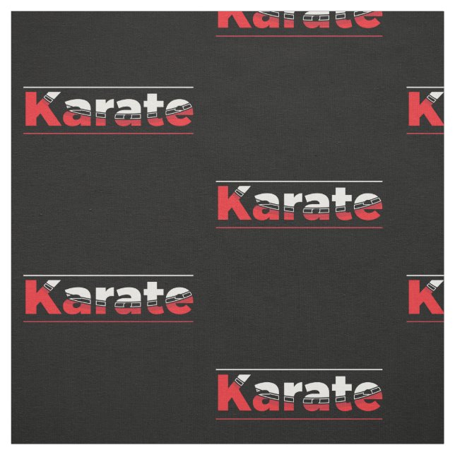 Tissu Karate Martial Arts Rouge (Échantillon)