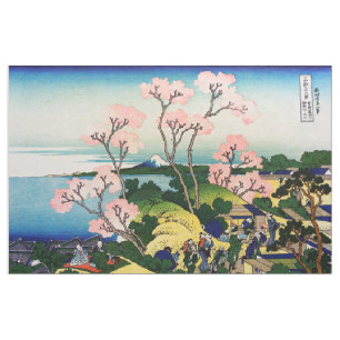 Tissu Katsushika Hokusai - Gotenyama, Tokaido, Shinagawa