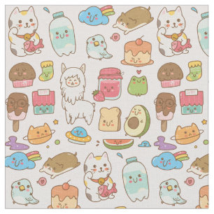Tissu Kawaii