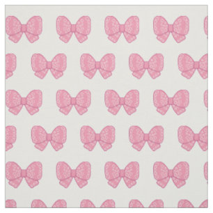 Tissu kawaii arcs roses sur arrière - plan blanc