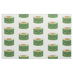 Tissu Kawaii Sushi