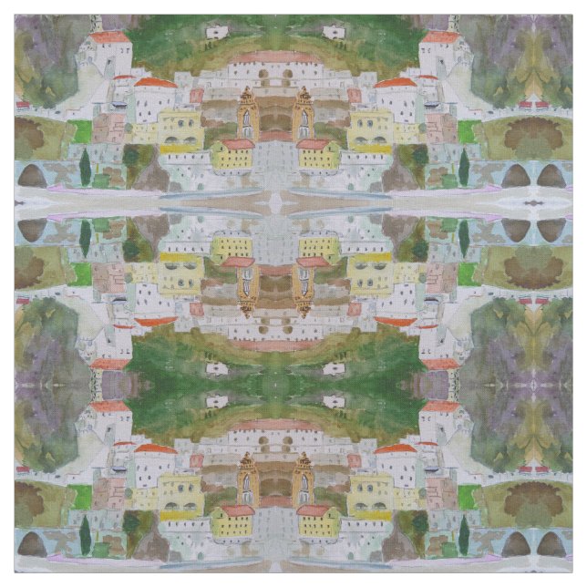Tissu Kay Cassill "visage d'Amalfi " (Échantillon)