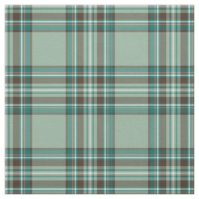 Tissu Kelly Tartan Motif Mint Green Irish Plaid (Échantillon)