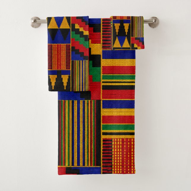 Tissu Kente de style africain (En situation)