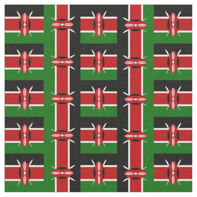 Tissu Kenya & Kenya Drapeau, mode, voyage/sport (Fermer)