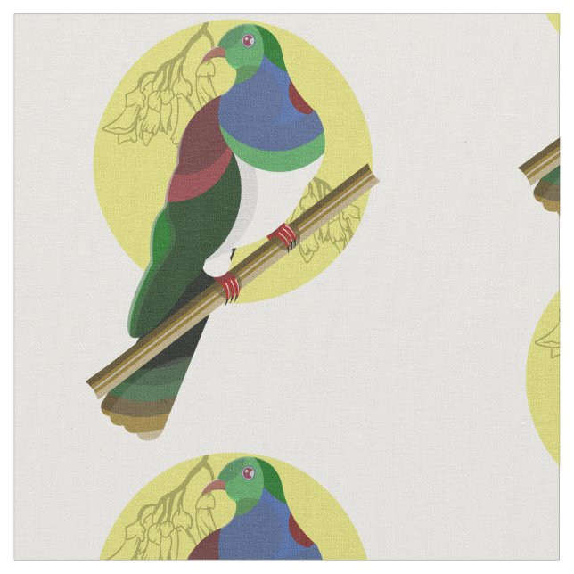 Tissu KERURU Wood pigeon (Fermer)