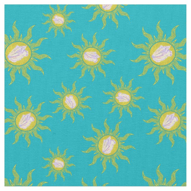 Tissu Key West Conch Republic Sun Summer  (Fermer)