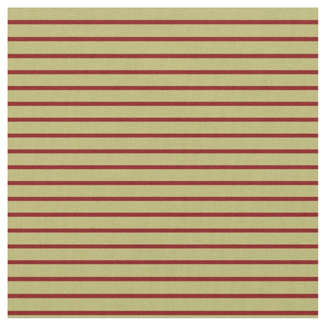 Tissu Khaki foncé et rayures de marron (Fermer)
