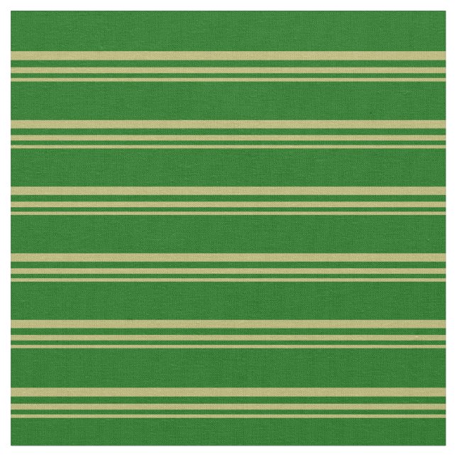 Tissu Khaki foncé et rayures vert foncé (Fermer)