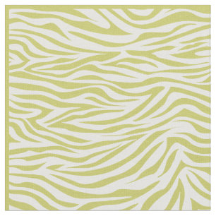Tissu Khaki Safari Zebra Fabric