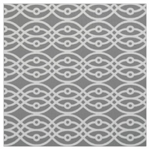 Tissu Kimono, gris foncé et gris argenté
