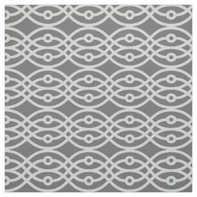 Tissu Kimono, gris foncé et gris argenté (Échantillon)