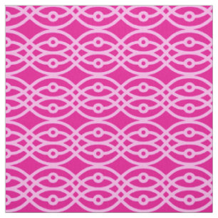 Tissu Kimono imprimé, magenta et rose