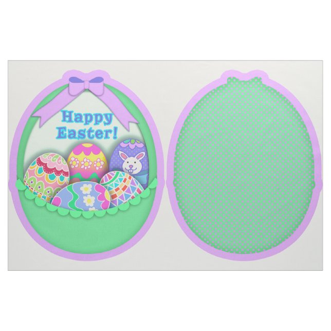 Tissu Kit de couture et découpe de peluche de Pâques à f (Fat Quarter)