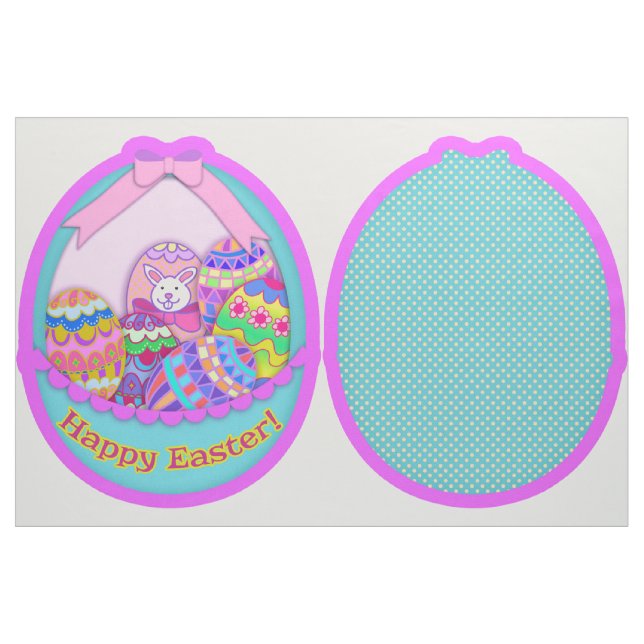 Tissu Kit de découpe et de couture de lapin et de panier (Fat Quarter)