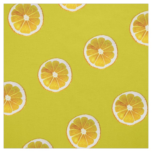 Tissu Kitsch jaune citron d'art de bruit (Échantillon)