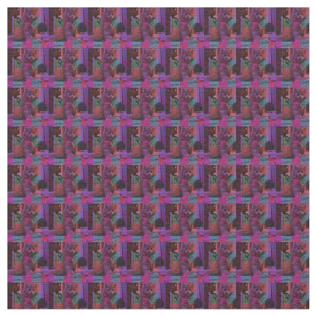 Tissu Kitten Pop Art Motif, (Fermer)