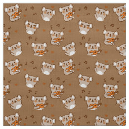 Tissu koala de コアラ jouant la guitare