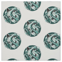 Tissu Koi Vert
