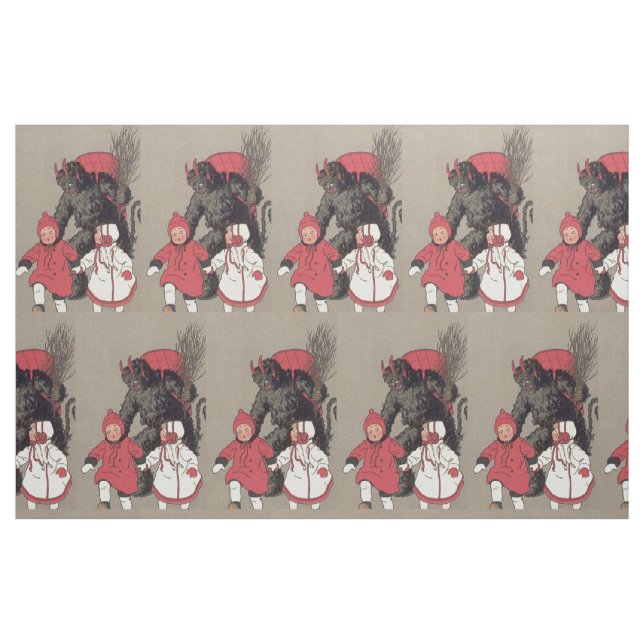 Tissu Krampus poursuivant les enfants Switch (Yard)