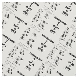 Tissu La communication est une question d'humour de code