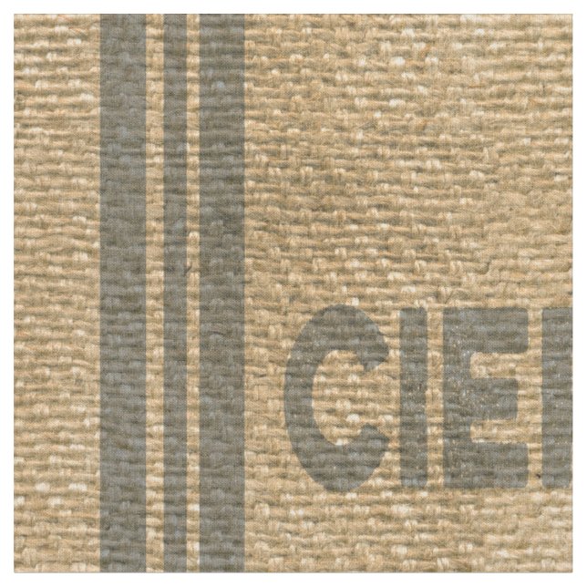 Tissu La conception | de coussin de sac à alimentation (Fermer)