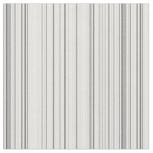 Tissu La copie de motif rayé barre le gris gris blanc