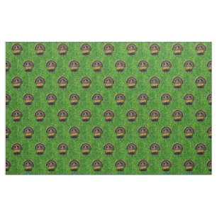 Tissu La dinde fière de SlipperyJoe mange du jambon roug