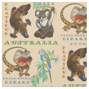 Tissu La faune australienne