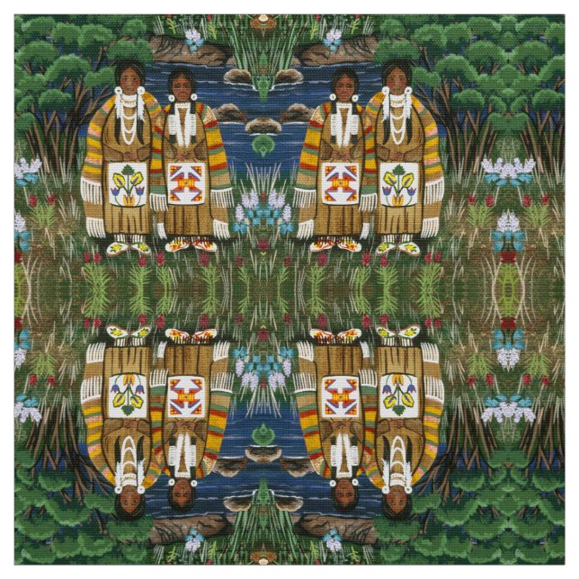 Tissu La femme de Nez Perce (Échantillon)