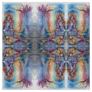 Tissu LA FEMME DU LAC, La Magie et le Mystère