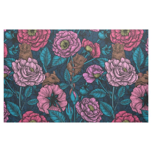 Tissu La fête des souris (Fat Quarter)