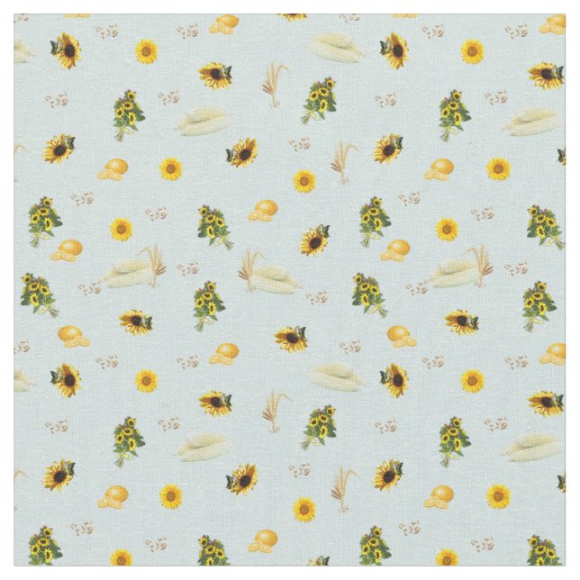 Tissu La fête du jardin (Fermer)