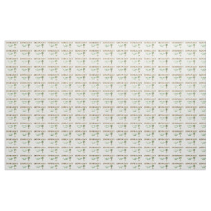 Tissu La généalogie à mes racines