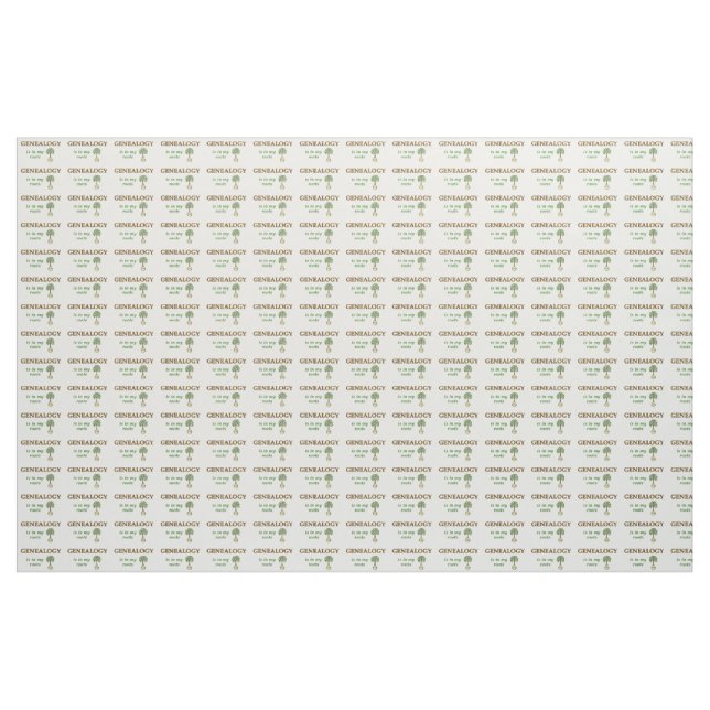 Tissu La généalogie à mes racines (Yard)