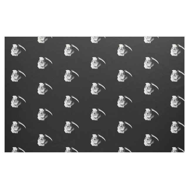 Tissu La Grande Faucheuse ou la mort (Fat Quarter)