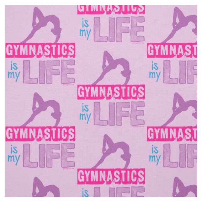 Tissu La gymnastique est ma vie (Échantillon)