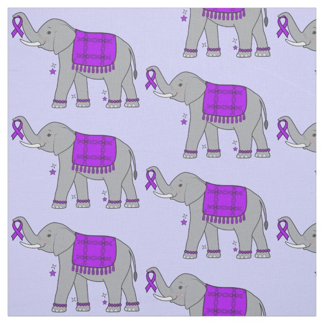 Tissu La maladie d'Alzheimer Eléphant de la sensibilisat (Échantillon)
