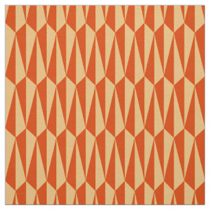Tissu La moitié du siècle géométrique, nuances d'ora