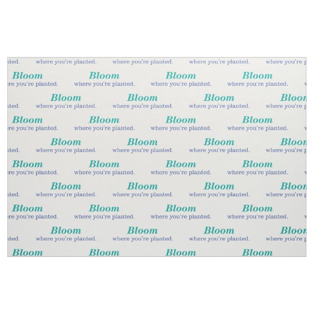 Tissu Là où vous êtes plantés (Fat Quarter)