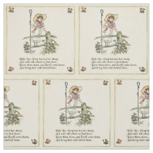 Tissu La petite Bo-Peep : Classique Kate Greenaway Nurse