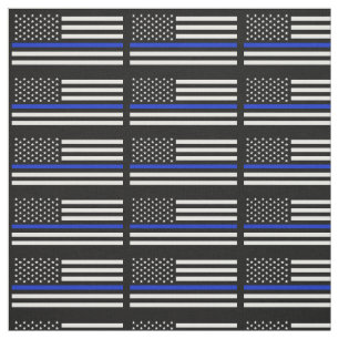 Tissu La police dénomme le drapeau américain