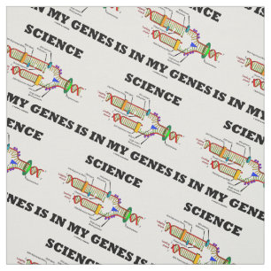 Tissu La Science est dans ma reproduction d'ADN de gène