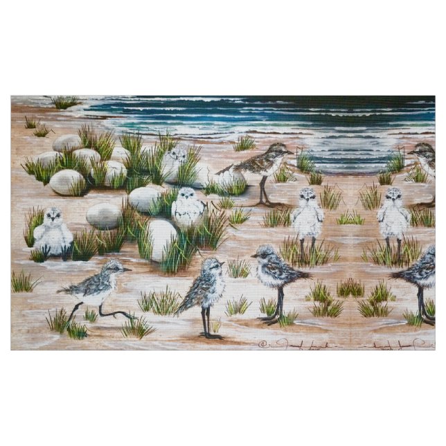Tissu La toile de nid de Peeps Beach (Fat Quarter)