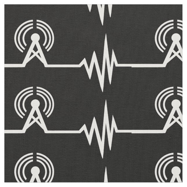 Tissu La vague de fréquence d'émetteur radioélectrique (Fermer)