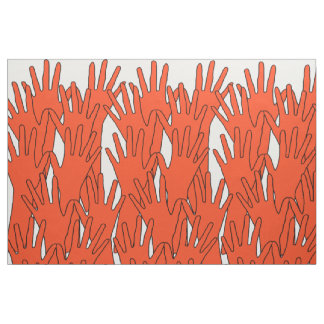 Tissu La vague rouge