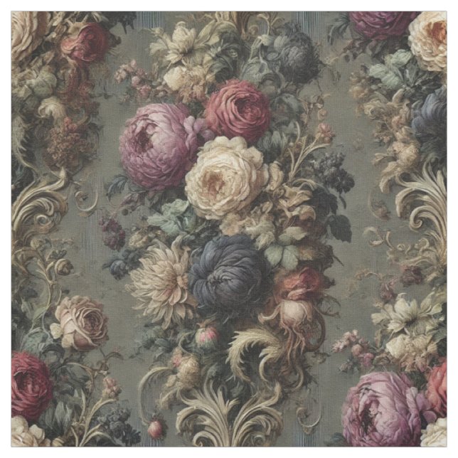 Tissu La Veille Sauvée - Carreau De Déclaration Gothique (Échantillon)